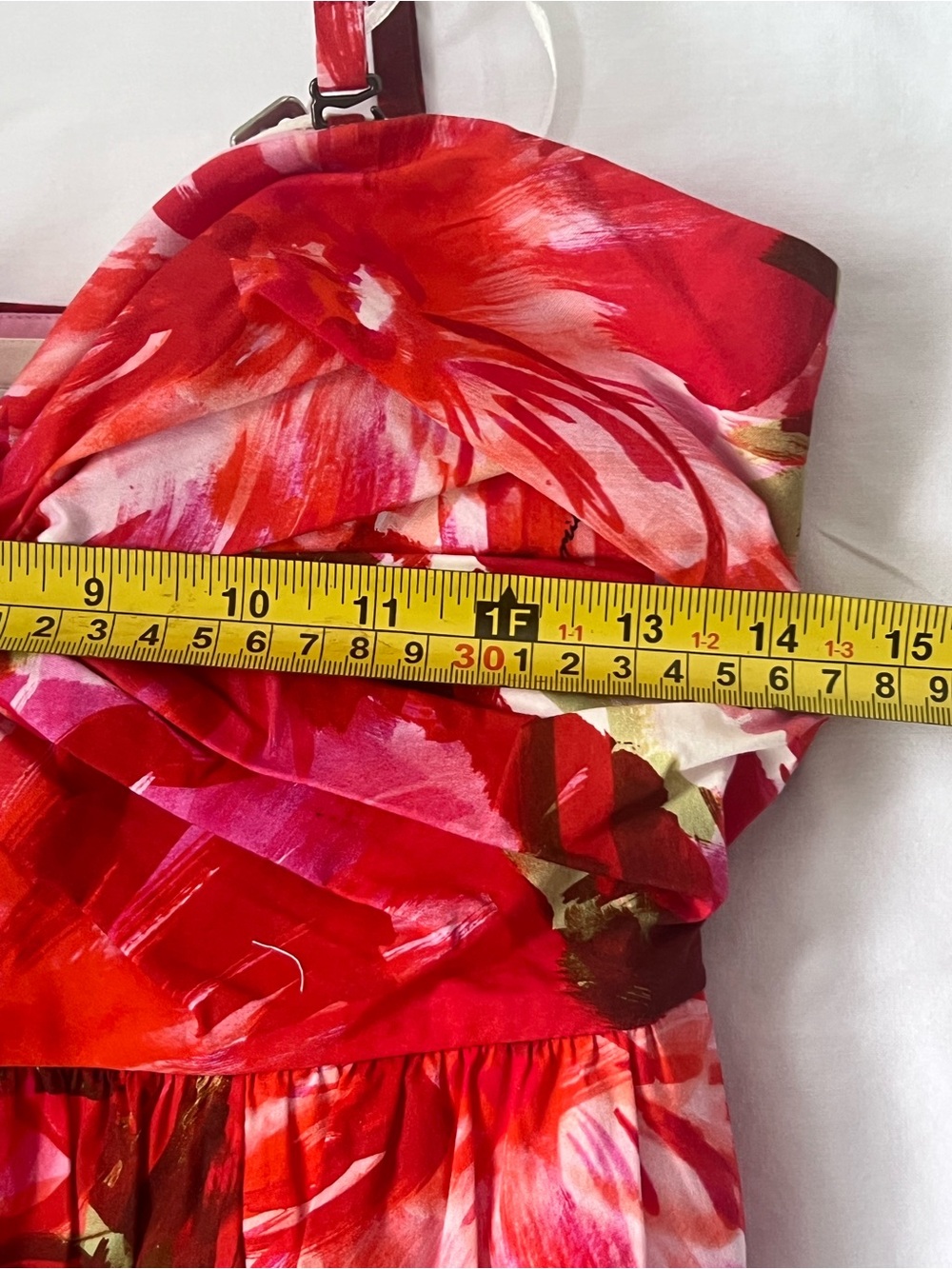 Milly Noah Brushstroke Floral Poplin Dress - Picture 8 of 11